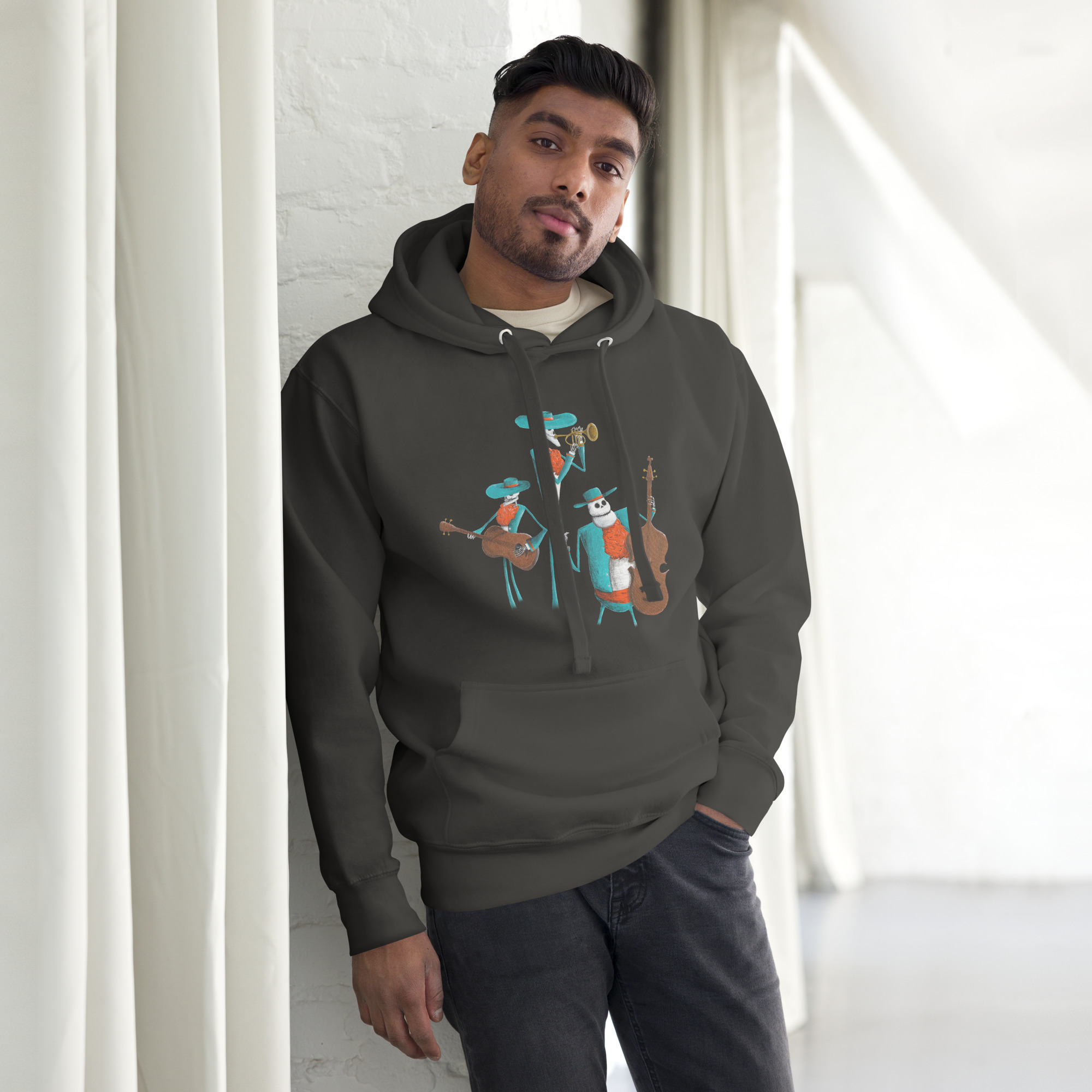 Mariachi Muerto - Unisex Hoodie | Día de los Muertos